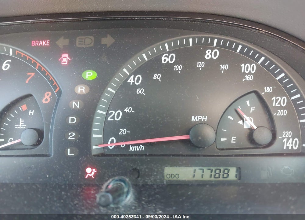 2002 TOYOTA CAMRY LE V6 VIN: 4T1BF32K02U528779