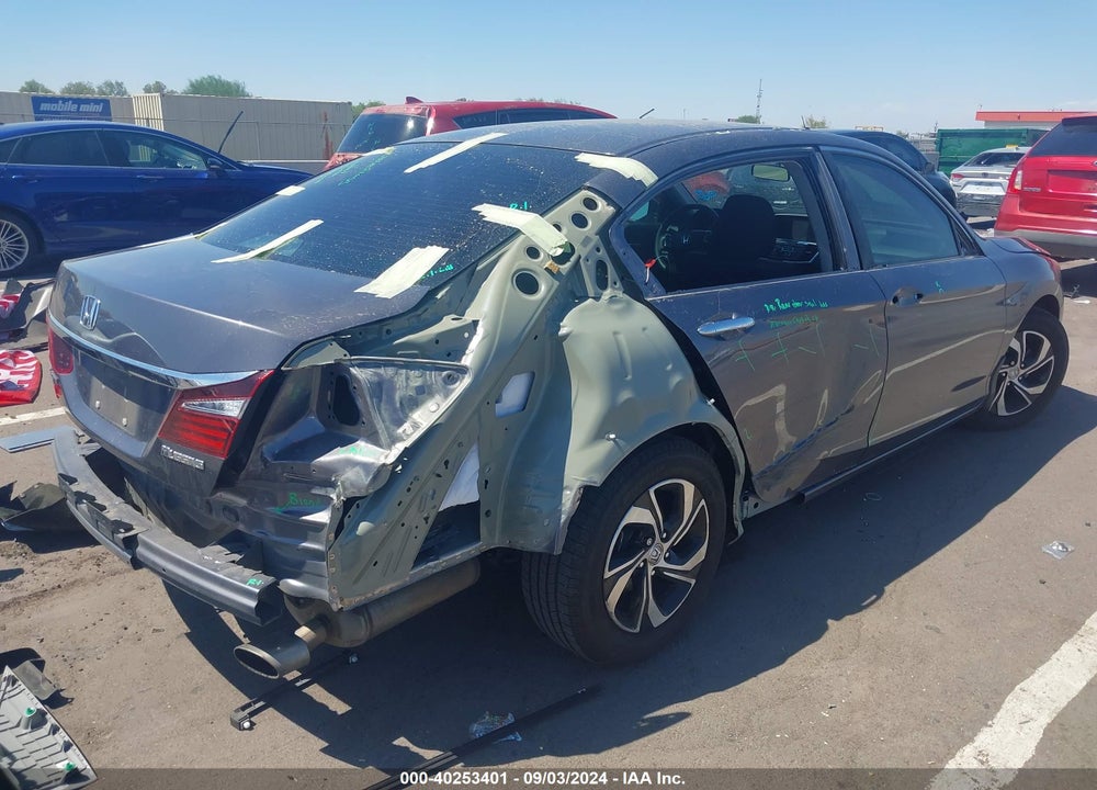 2016 HONDA ACCORD LX VIN: 1HGCR2F35GA072589