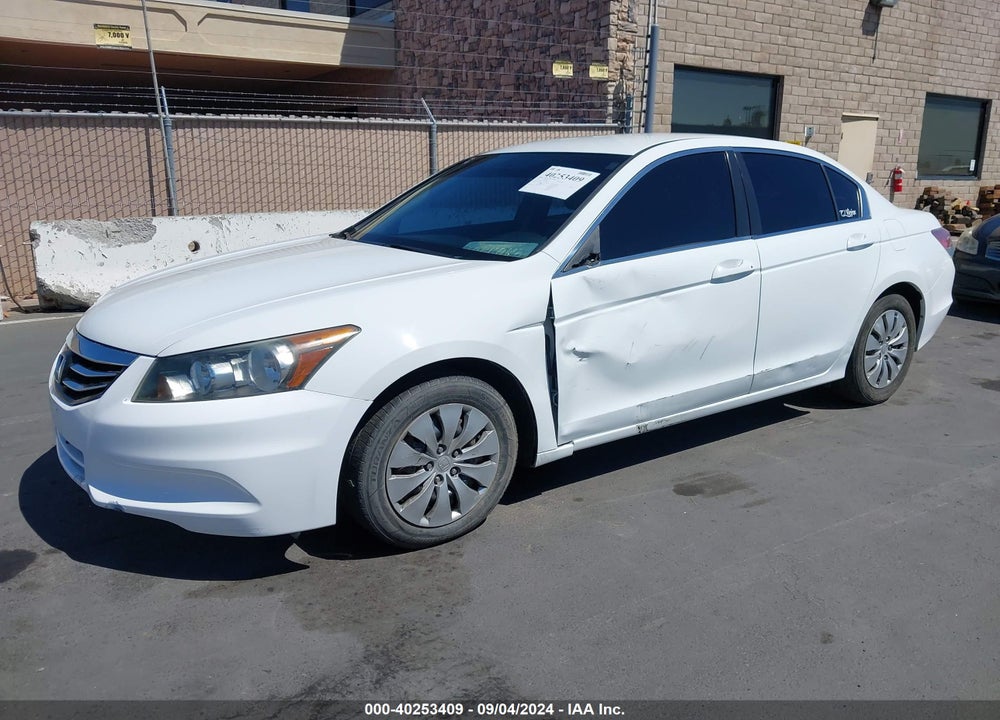 2012 HONDA ACCORD VIN: 1HGCP2F37CA166621