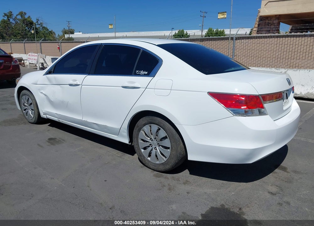 2012 HONDA ACCORD VIN: 1HGCP2F37CA166621