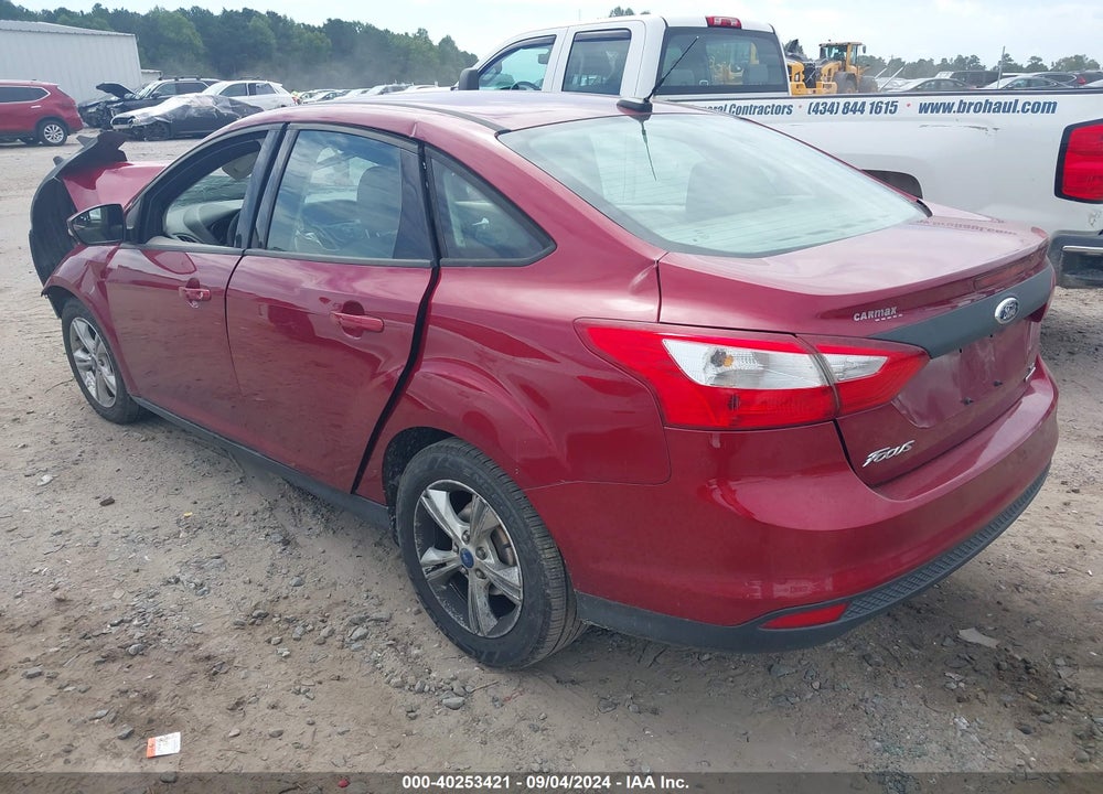 2013 FORD FOCUS SE VIN: 1FADP3F23DL207354