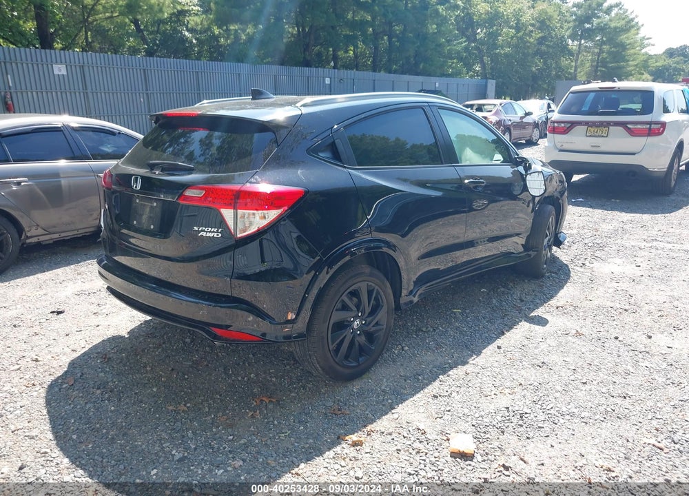 2022 HONDA HR-V AWD SPORT VIN: 3CZRU6H13NM751880