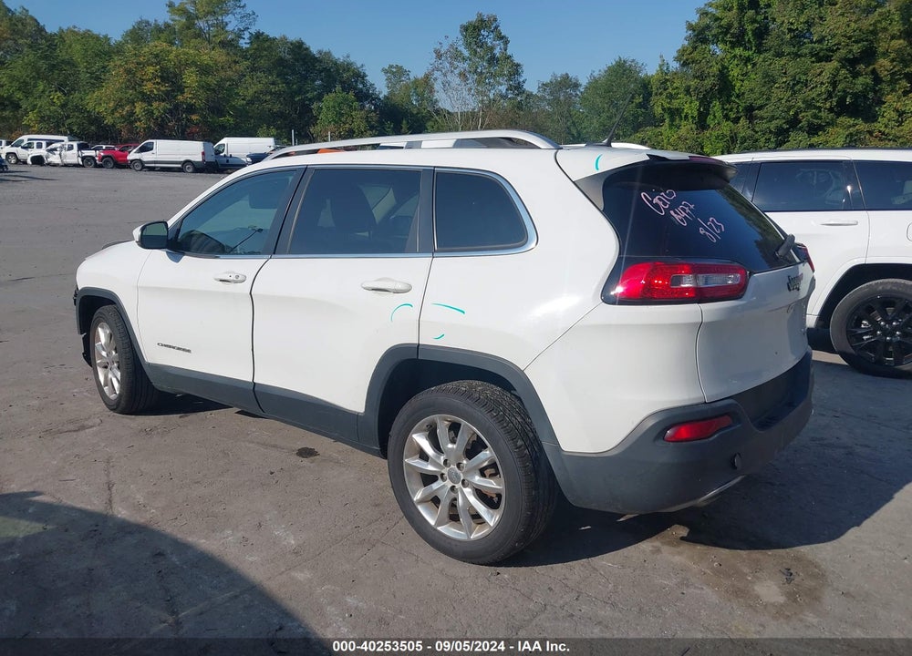 2015 JEEP CHEROKEE LIMITED VIN: 1C4PJLDBXFW628730
