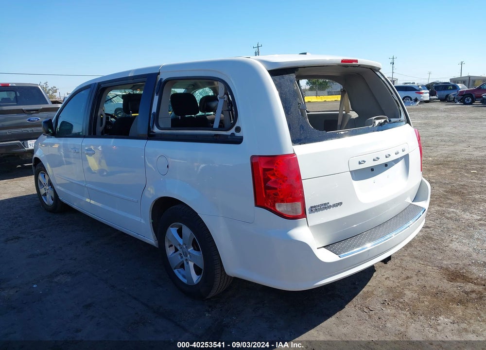 2013 DODGE GRAND CARAVAN SE VIN: 2C4RDGBG6DR612679