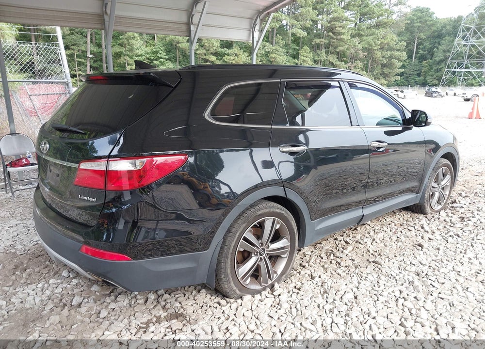 2013 HYUNDAI SANTA FE LIMITED VIN: KM8SR4HF2DU017777