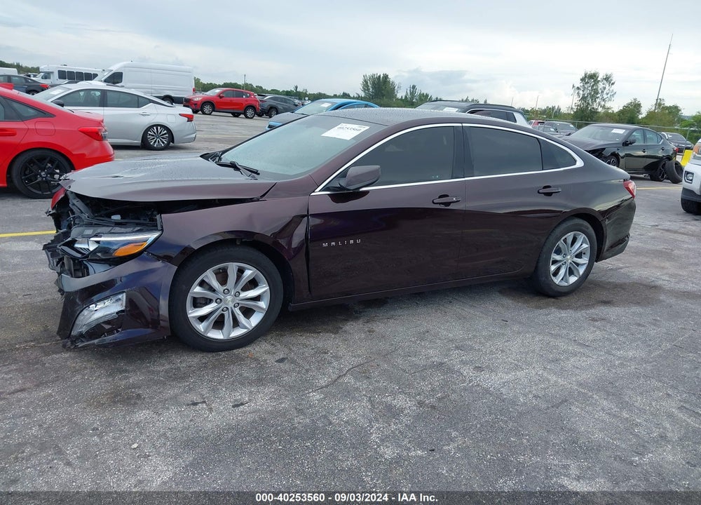2020 CHEVROLET MALIBU FWD LT VIN: 1G1ZD5ST2LF054779