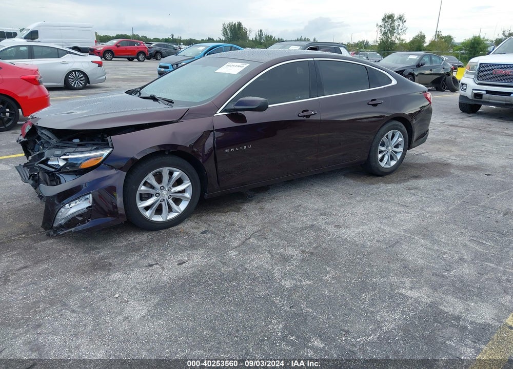 2020 CHEVROLET MALIBU FWD LT VIN: 1G1ZD5ST2LF054779