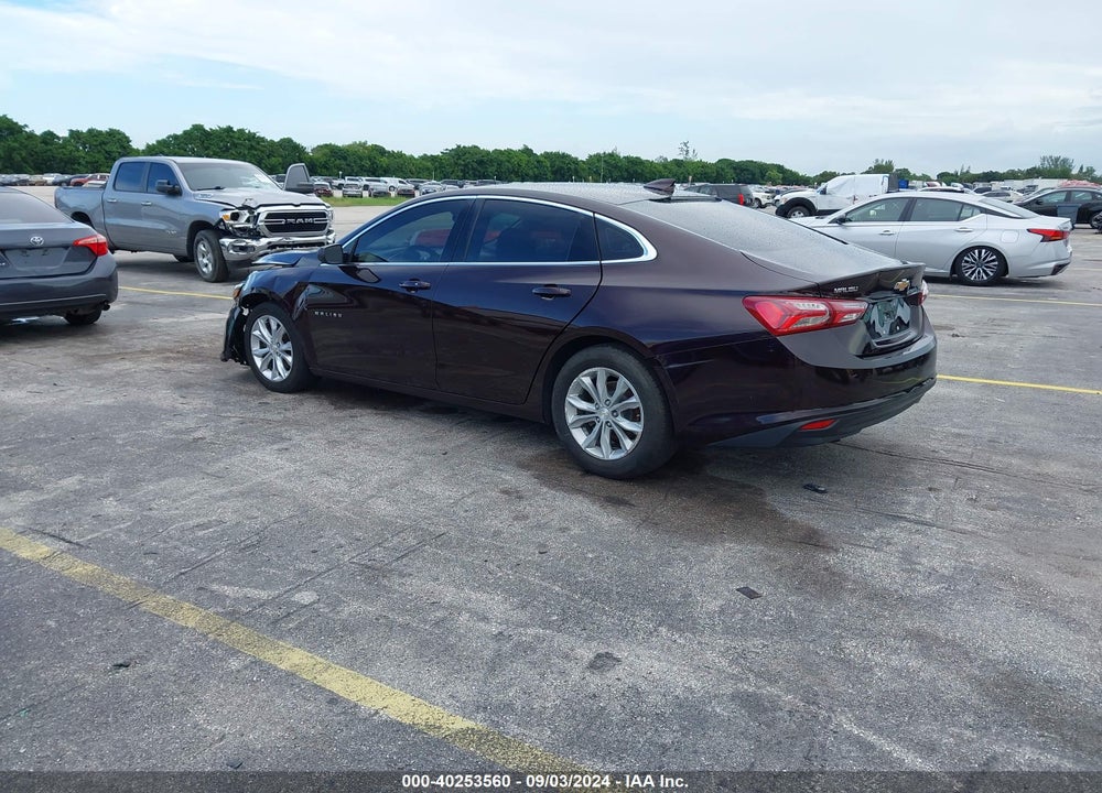 2020 CHEVROLET MALIBU FWD LT VIN: 1G1ZD5ST2LF054779