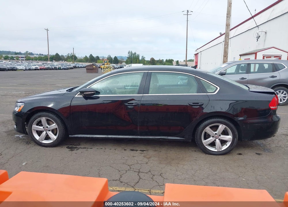 2012 VOLKSWAGEN PASSAT 2.5L SE VIN: 1VWBP7A30CC029147