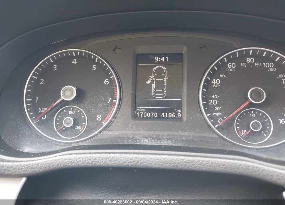 2012 VOLKSWAGEN PASSAT 2.5L SE VIN: 1VWBP7A30CC029147