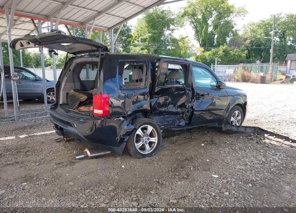 2014 HONDA PILOT EX-L VIN: 5FNYF4H56EB025910