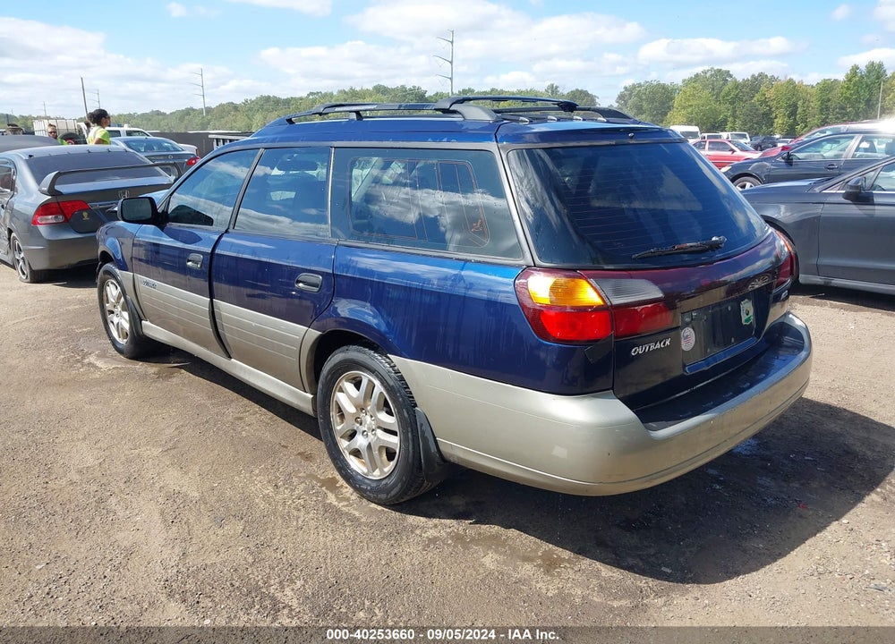 2004 SUBARU OUTBACK VIN: 4S3BH675X47630952