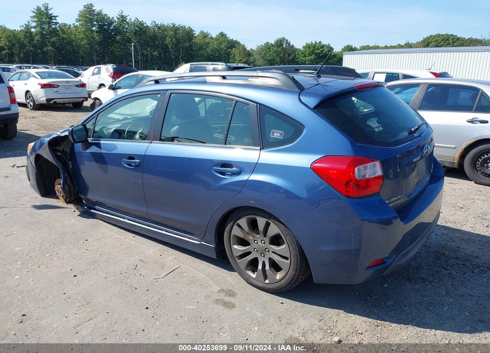 2013 SUBARU IMPREZA 2.0I SPORT LIMITED VIN: JF1GPAU63D2811869