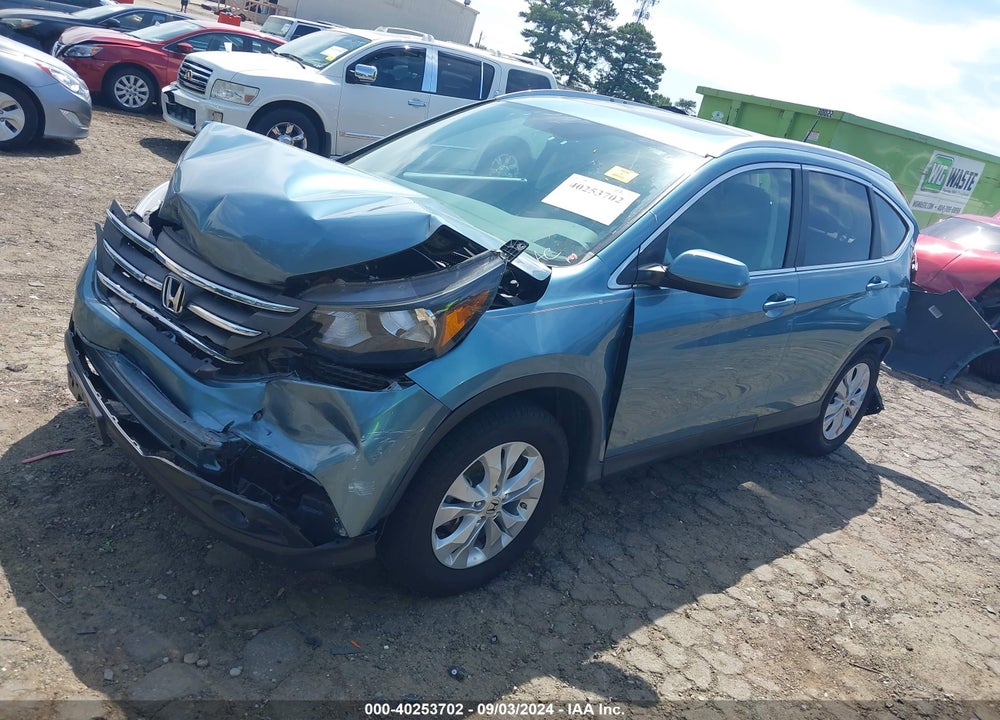 2013 HONDA CR-V EX-L VIN: 5J6RM3H79DL043006