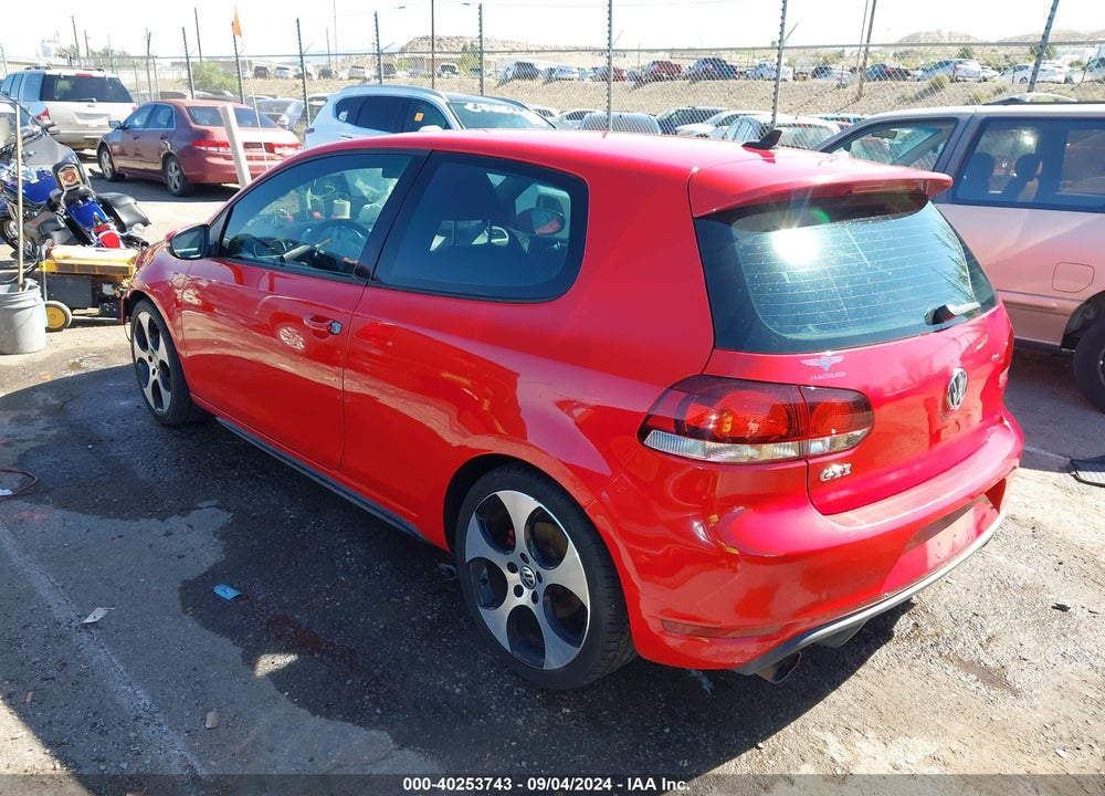 2011 VOLKSWAGEN GTI 2-DOOR VIN: WVWEV7AJ5BW231533