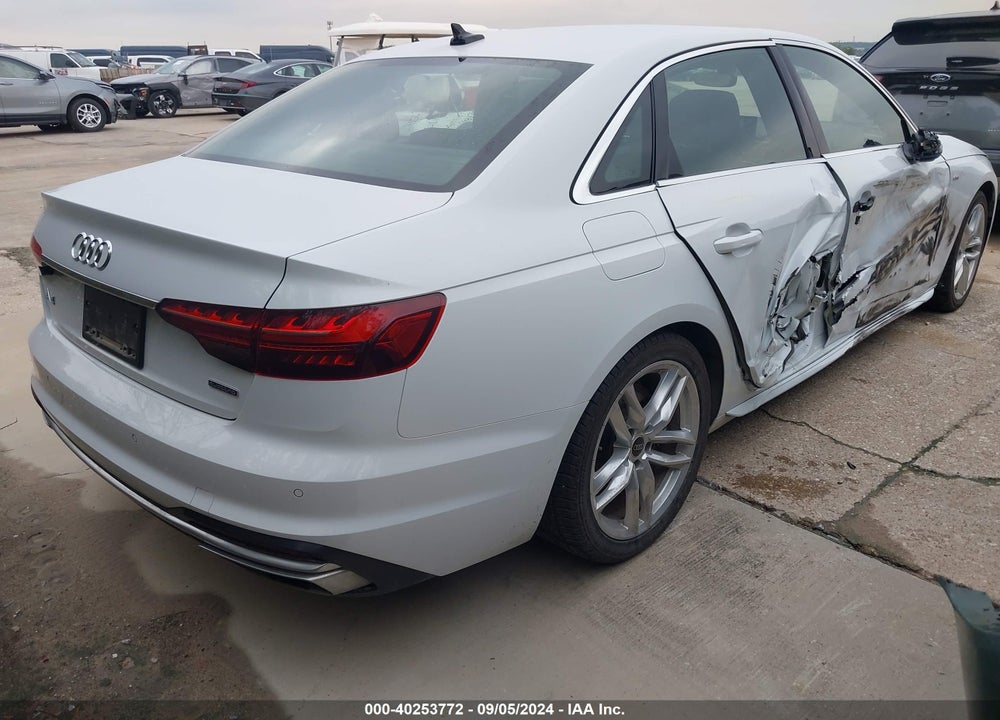 2023 AUDI A4 PREMIUM PLUS 45 TFSI S LINE QUATTRO S TRONIC VIN: WAUEAAF41PA034811