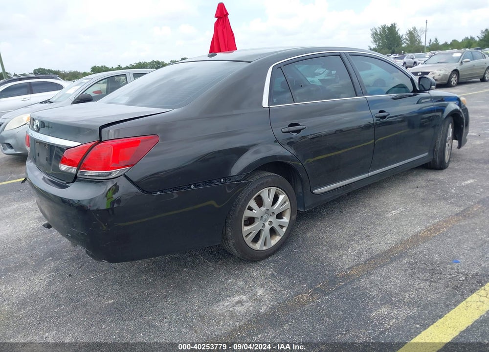 2011 TOYOTA AVALON VIN: 4T1BK3DB5BU375728