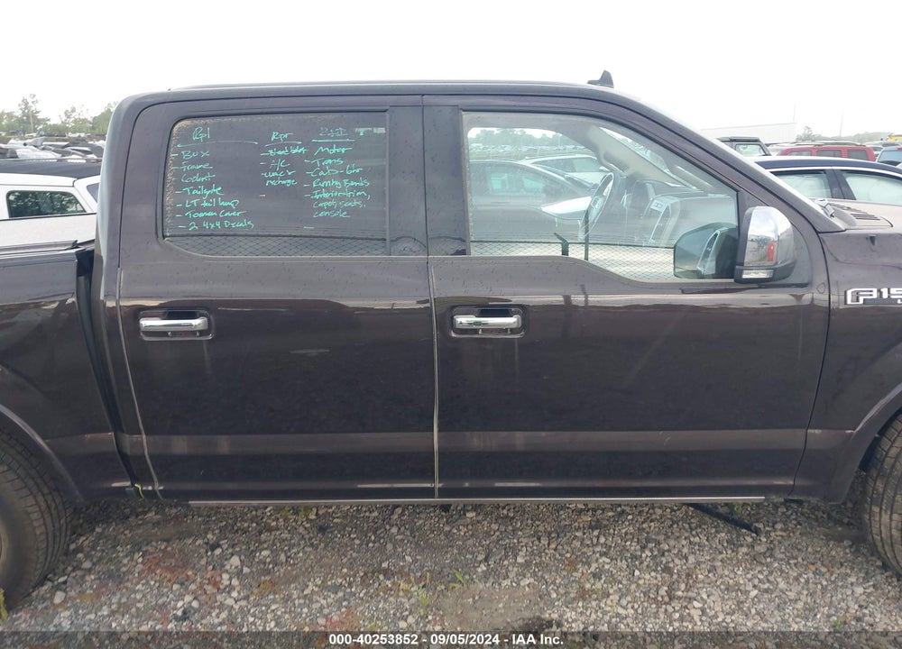 2019 FORD F-150 LARIAT VIN: 1FTEW1EP5KFA58721
