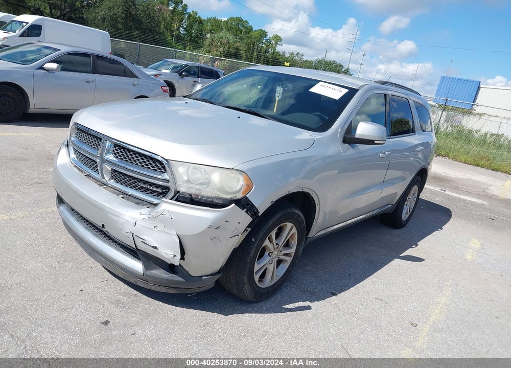 2012 DODGE DURANGO CREW VIN: 1C4RDHDG9CC129844