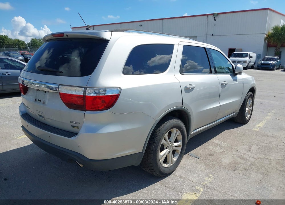 2012 DODGE DURANGO CREW VIN: 1C4RDHDG9CC129844