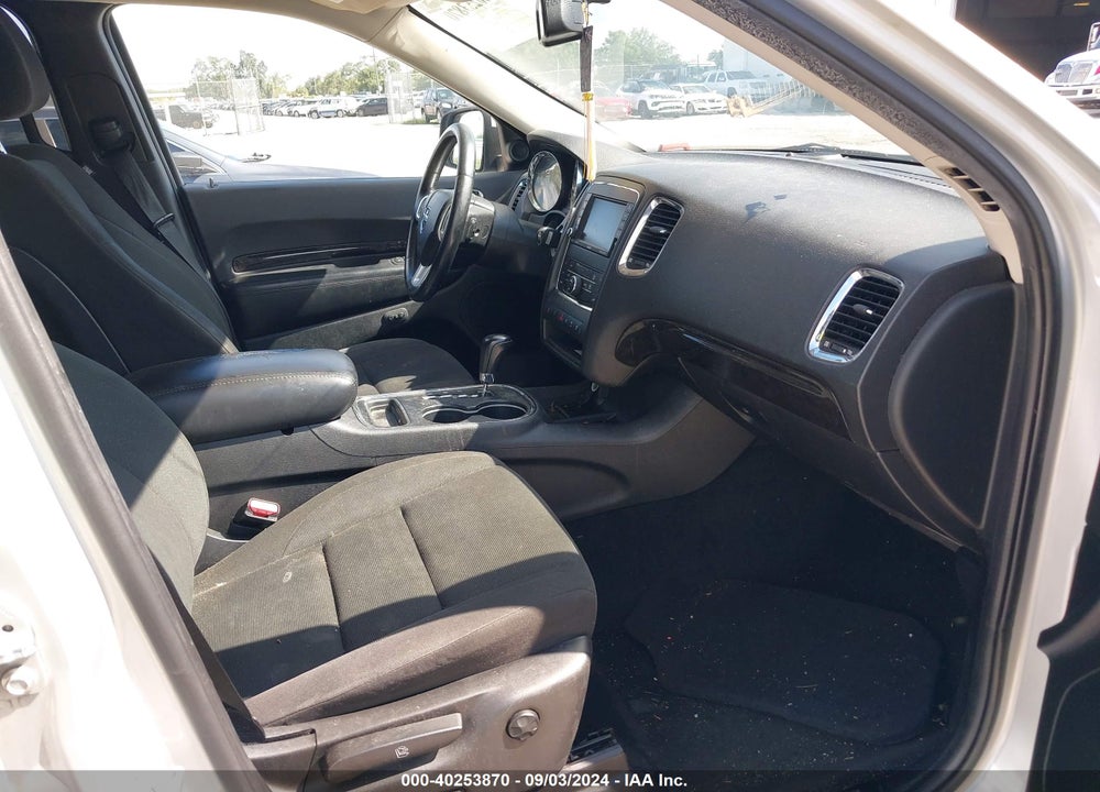 2012 DODGE DURANGO CREW VIN: 1C4RDHDG9CC129844