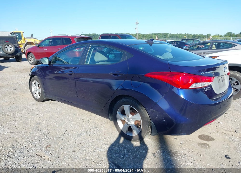 2013 HYUNDAI ELANTRA GLS VIN: 5NPDH4AE9DH407867