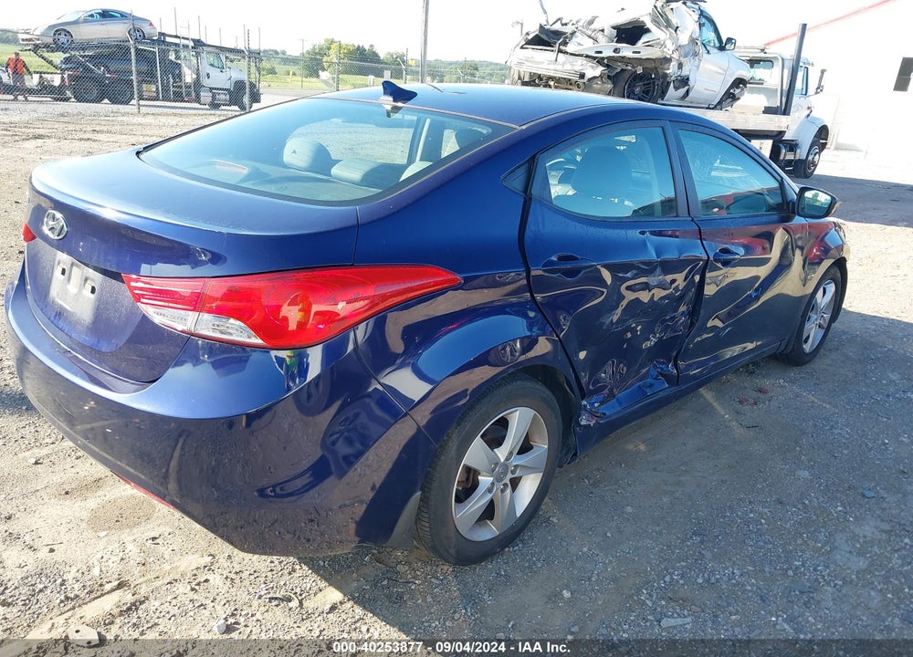 2013 HYUNDAI ELANTRA GLS VIN: 5NPDH4AE9DH407867