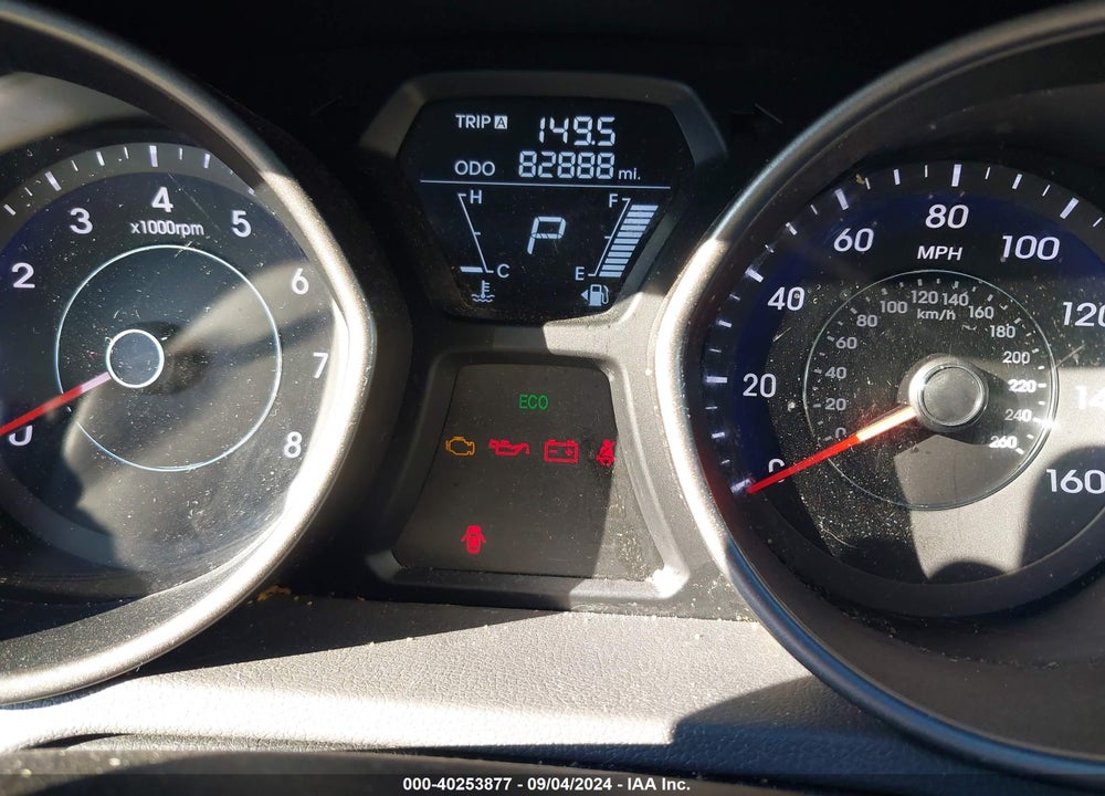 2013 HYUNDAI ELANTRA GLS VIN: 5NPDH4AE9DH407867