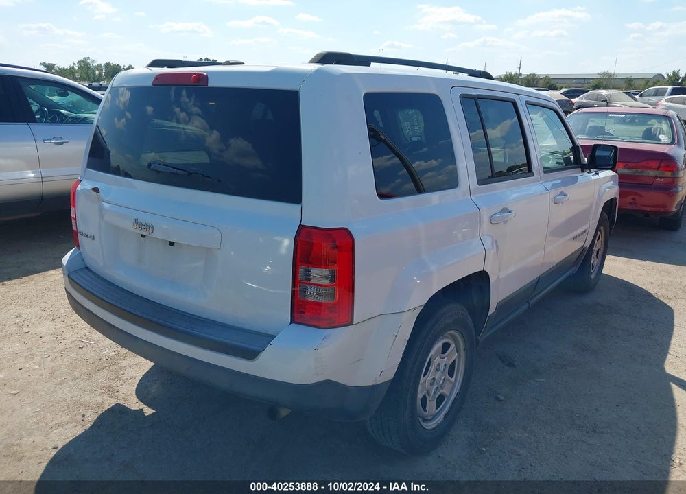 2016 JEEP PATRIOT SPORT VIN: 1C4NJRBB9GD549981