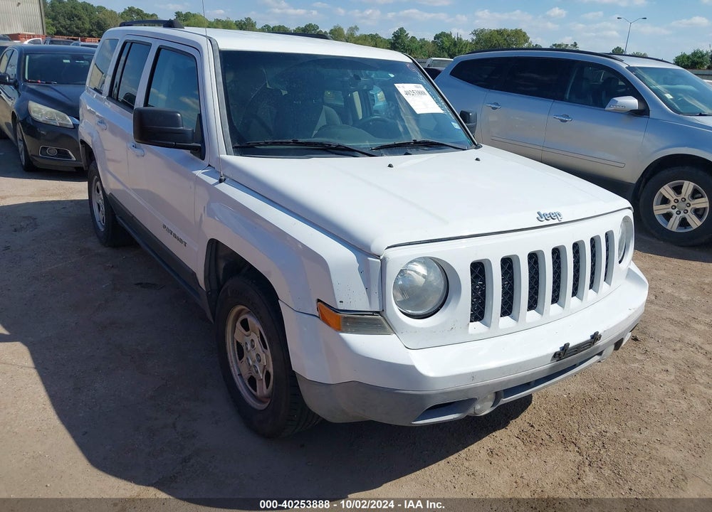 2016 JEEP PATRIOT SPORT VIN: 1C4NJRBB9GD549981