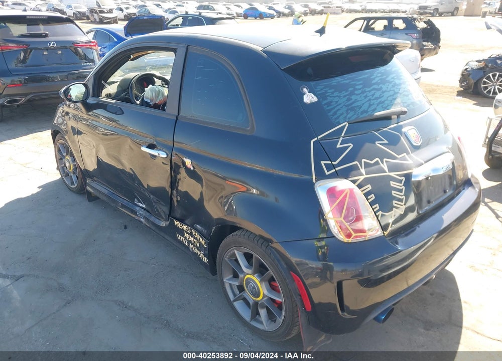 2012 FIAT 500 ABARTH VIN: 3C3CFFFH1CT381400