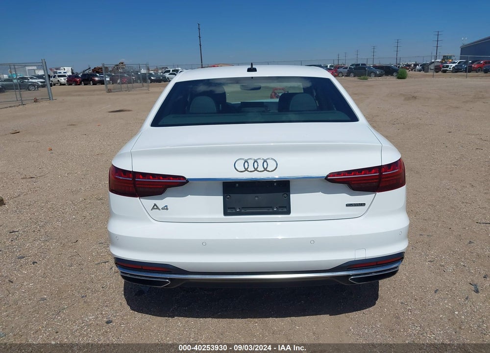 2022 AUDI A4 PREMIUM PLUS 45 TFSI S LINE QUATTRO S TRONIC VIN: WAUEAAF44NN013716