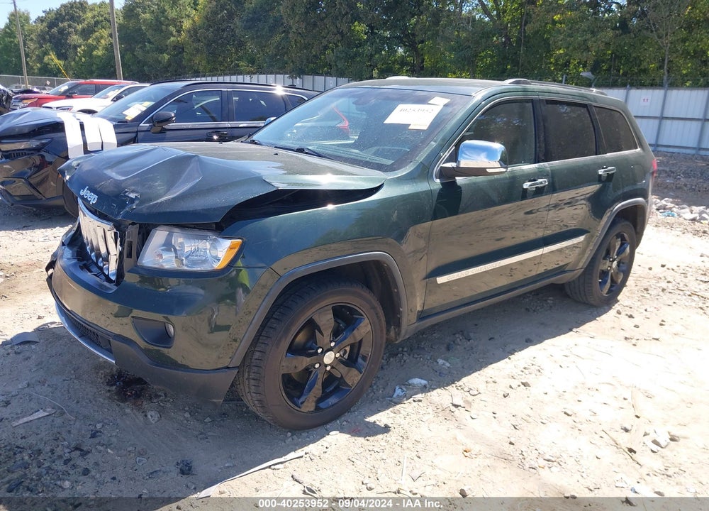 2011 JEEP GRAND CHEROKEE OVERLAND VIN: 1J4RS6GT5BC649809
