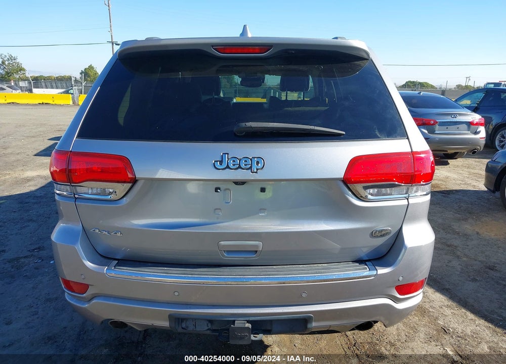 2018 JEEP GRAND CHEROKEE OVERLAND 4X4 VIN: 1C4RJFCG3JC238683
