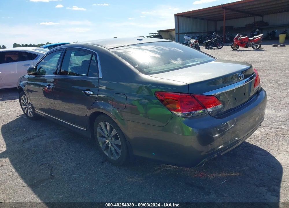 2011 TOYOTA AVALON LIMITED VIN: 4T1BK3DB4BU405849