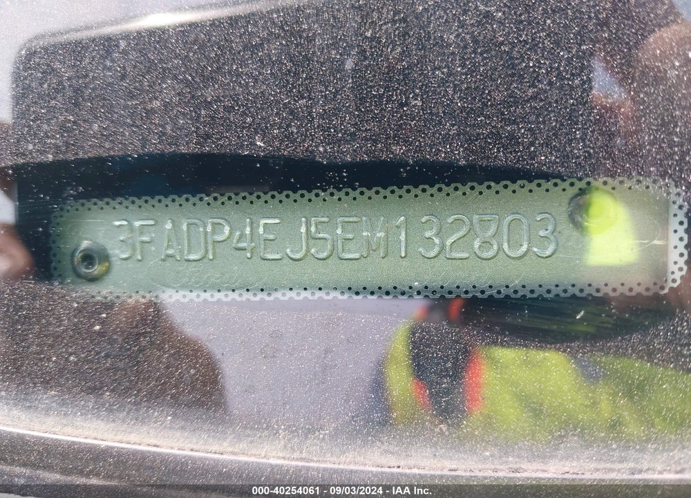 2014 FORD FIESTA SE VIN: 3FADP4EJ5EM132803