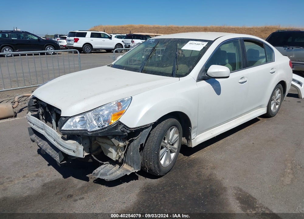 2012 SUBARU LEGACY 2.5I VIN: 4S3BMBA6XC3031190
