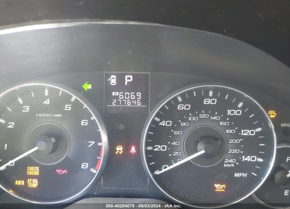 2012 SUBARU LEGACY 2.5I VIN: 4S3BMBA6XC3031190