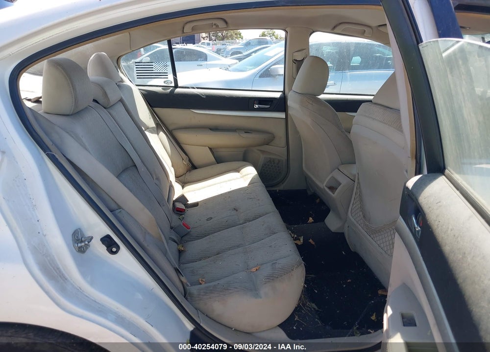 2012 SUBARU LEGACY 2.5I VIN: 4S3BMBA6XC3031190