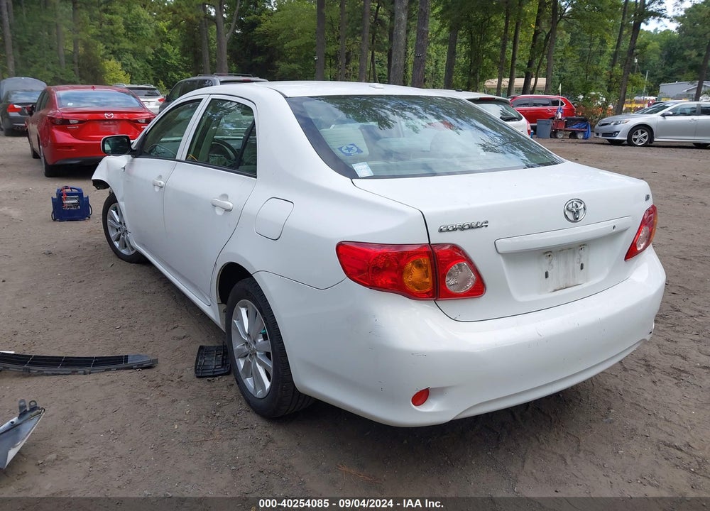 2009 TOYOTA COROLLA LE VIN: JTDBL40EX99046589