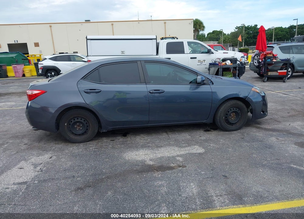 2017 TOYOTA COROLLA L VIN: 2T1BURHE6HC764552