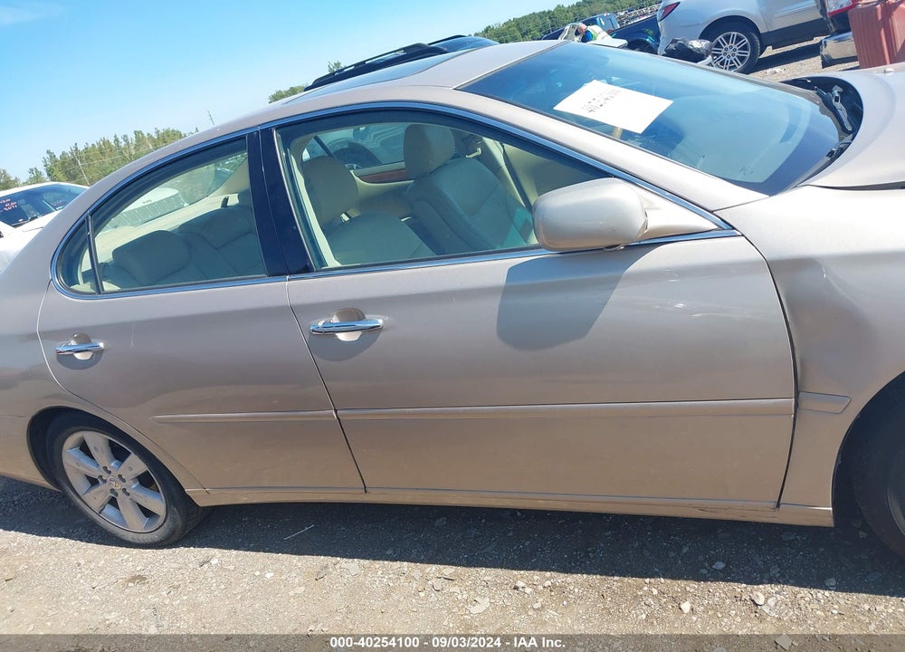 2006 LEXUS ES 330 VIN: JTHBA30G665170846
