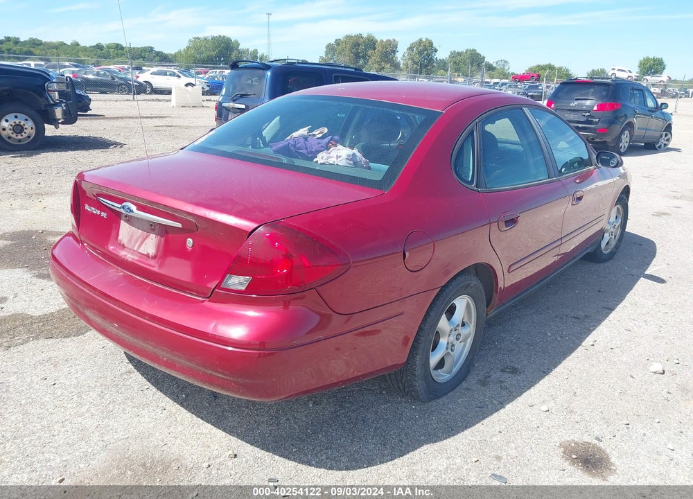 2002 FORD TAURUS VIN: 1FAFP53U92G172383
