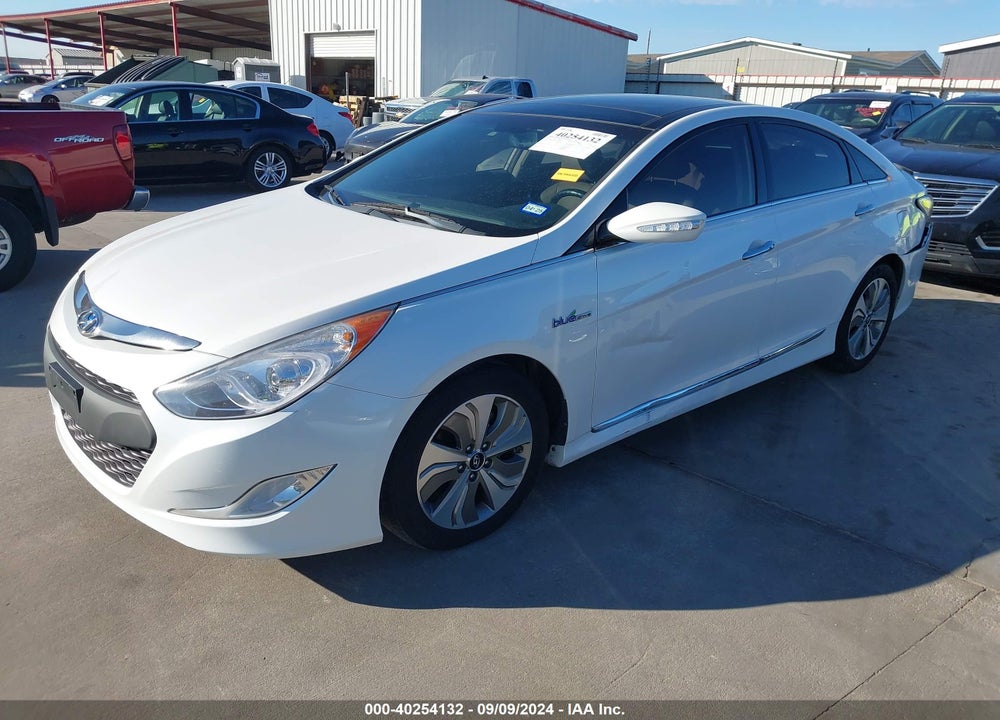 2014 HYUNDAI SONATA HYBRID LIMITED VIN: KMHEC4A44EA107586