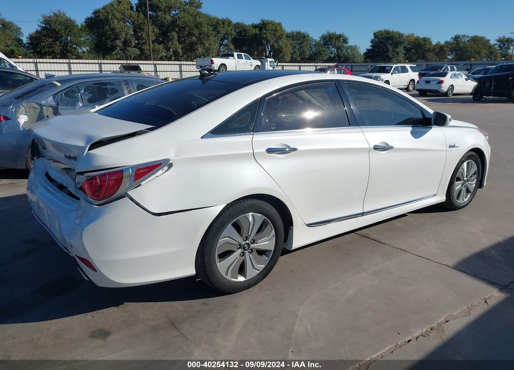 2014 HYUNDAI SONATA HYBRID LIMITED VIN: KMHEC4A44EA107586