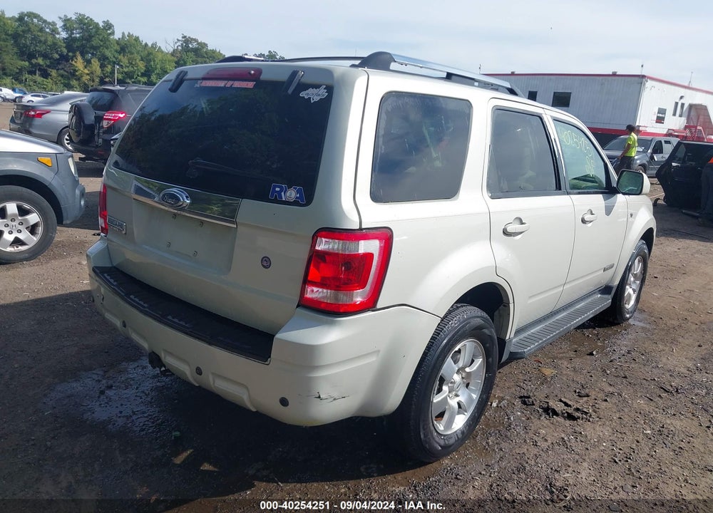 2008 FORD ESCAPE LIMITED VIN: 1FMCU04198KA06640