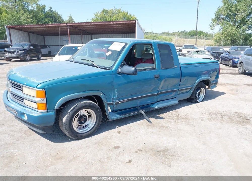 1997 CHEVROLET C1500 FLEETSIDE VIN: 1GBEC19R0VE144683