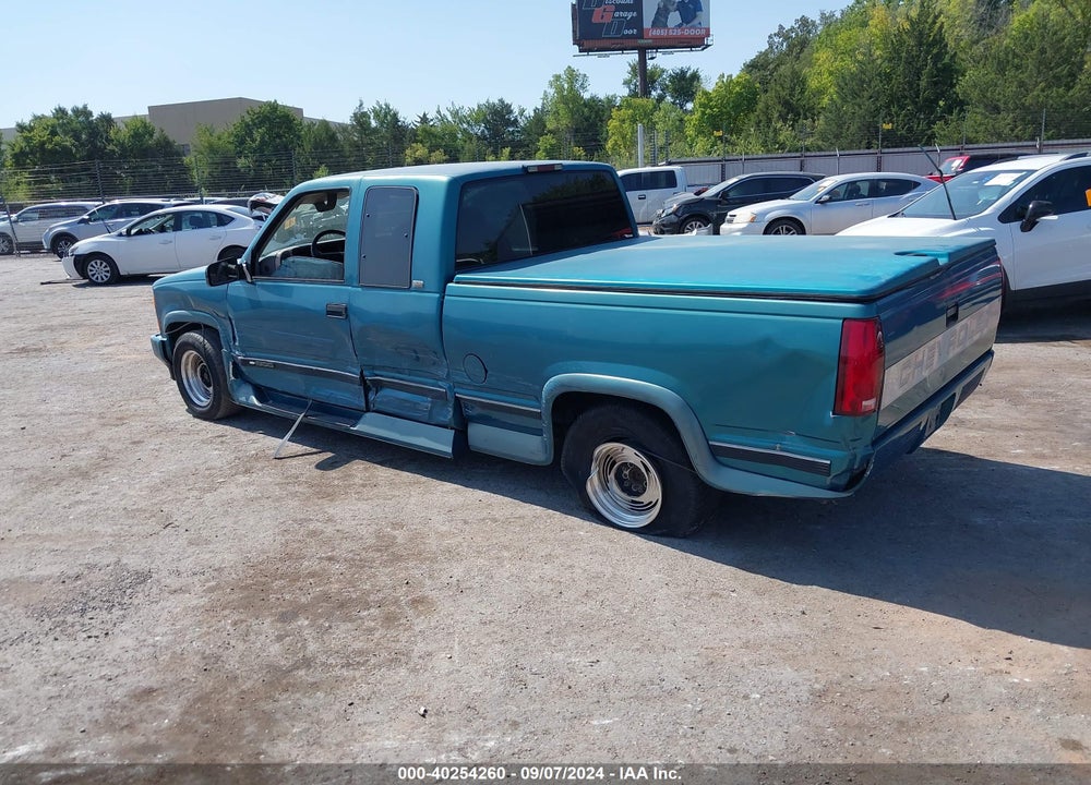 1997 CHEVROLET C1500 FLEETSIDE VIN: 1GBEC19R0VE144683