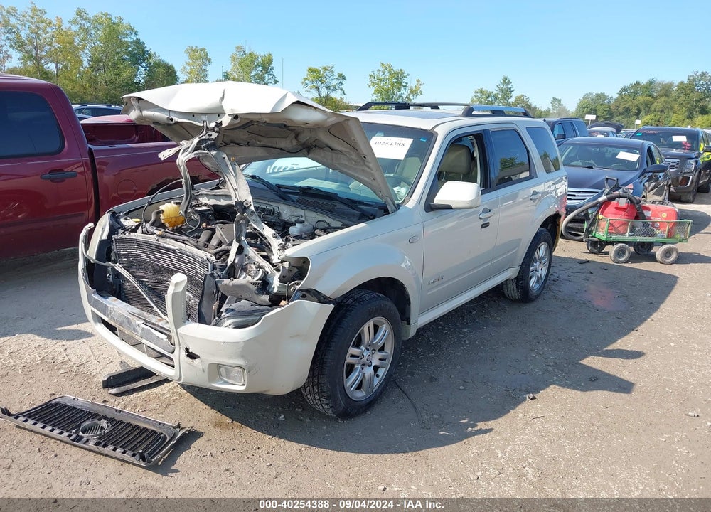 2008 MERCURY MARINER PREMIER VIN: 4M2CU87168KJ34391