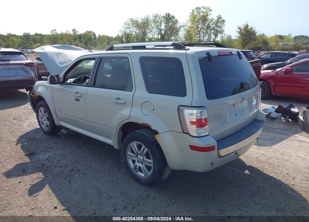 2008 MERCURY MARINER PREMIER VIN: 4M2CU87168KJ34391